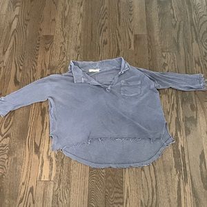 Free People - Size XL - Dusty Blue top
